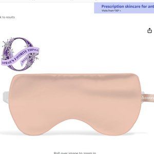 Asutra - Silver Silk Eye Pillow Filled Lavender & Flax Seeds